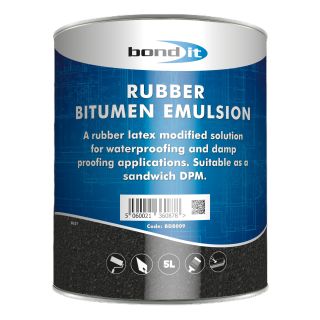 Bitubond Rubber Emulsion (DPM) Bitumen 5 Litre