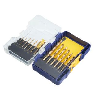 Irwin 13 Piece HSS Pro Titanium Drill Bit Set