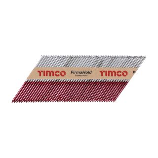 90mm X 3.1mm NO GAS Box 2200 Plain Shank Nails Galvanised FirmaHold