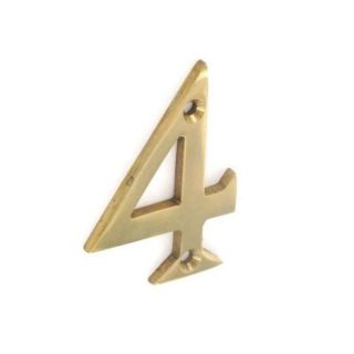75mm Brass Numeral no 4 (CONTRACT)