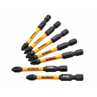 DeWalt 5 + 2 PZ2 Screwdriver Bit Pack