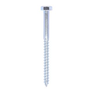 M10 X 130 Hex Head Coach       Screws (zinc Plated)