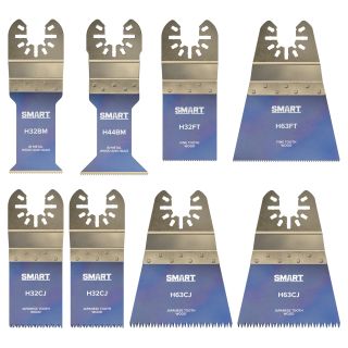 Smart Trade 8pce Multi Tool Blade Pack Wood/Wood & Nails