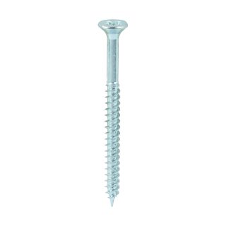 6 X 1 3/4 Twin-Thread Screws   C/Sunk Z/Plated Box 200