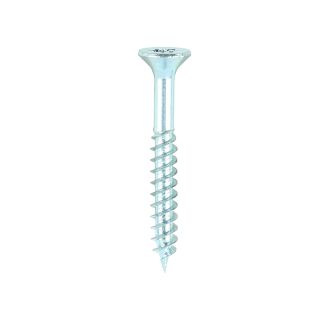 7 X 1 1/4 Twin-Thread Screws   C/Sunk Z/Plated Box 200