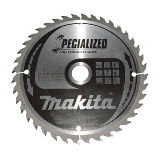 Makita 165mm x 20mm 40T Circ Saw Blade (cordless) B-32954