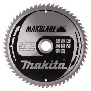 Makita B-32801 260mm x 30mm Bore 60 tooth Mitre Saw Blade