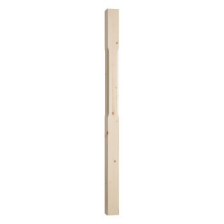 Pine Stop Chamfered Newel ST1500P 1500 x 91 x 91mm
