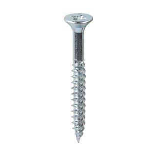 12 X 2 Twin-Thread Screws      C/Sunk Z/Plated Box 200