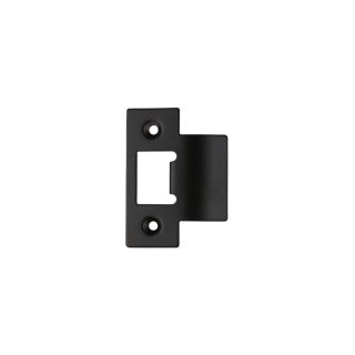 Zoo Extended Strike Plate for Heavy Duty Latch Black