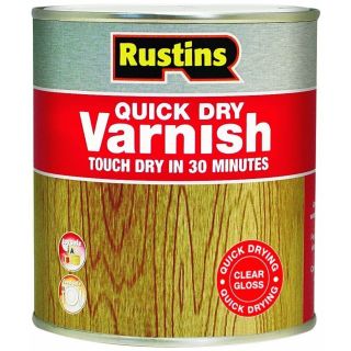 Rustins Acrylic Gloss Varnish Clear 500ml
