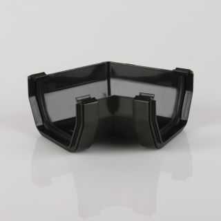 Brett Martin BR058 - 114mm Black Square 90 Deg Gutter Angle