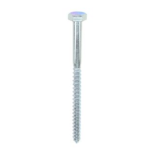 M10 X 150 Hex Head Coach       Screws (zinc Plated)