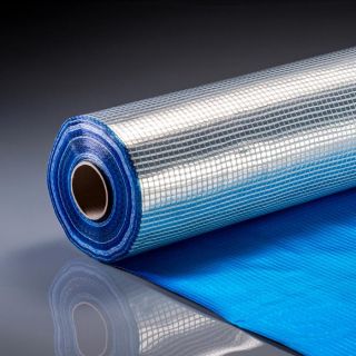 Visqueen Gas Barrier Blue/Silver 2mtr x 50mtr FULL ROLL