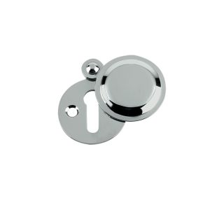 Zoo Victorian Escutcheon - Covered Chrome Plated 32mm