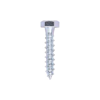 M8 X 40 Hex Head Coach Screws (zinc plated)