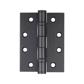 102mm x 76mm Ball Bearing Hinge Powder Coated Black