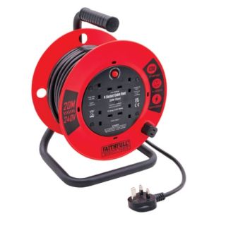 Faithfull Cable Reel 20mtr 240V