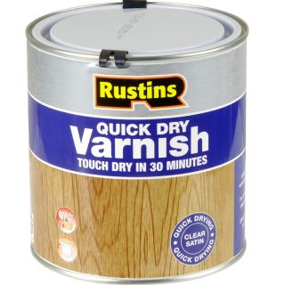 Rustins Quick Dry Varnish Satin Clear 500ml