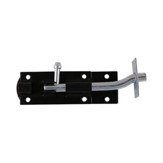 Timco Necked Tower Bolt Black   4