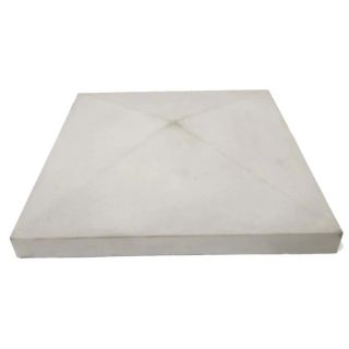 Pillar Cap Apex White Wirral (12 x 12 ) 300mm x 300mm