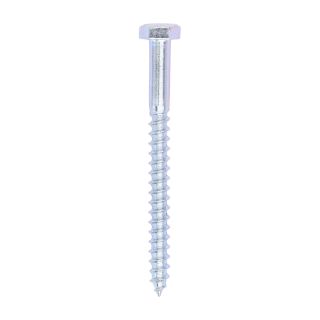 M6 x 70 Hex Head Coach Screws (zinc plated)