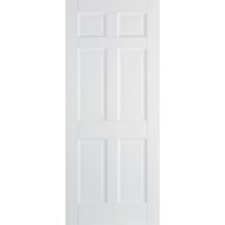 6 Panel White Grained Interior Door 6 6 x 2 3 x 35mm