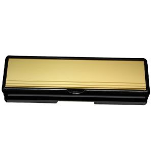 Sleeved Letterplate 10 x3 DT 20 - 40mm Gold
