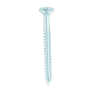 6 X 1 1/2 Twin-Thread Screws   C/Sunk Z/Plated Box 200