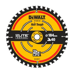 Dewalt 184mm 40tooth x 16mm Bore Circ Saw Blade (DCS365)