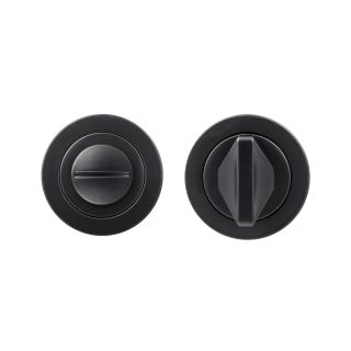 Turn and Release on Round Rose Powder Coated Black