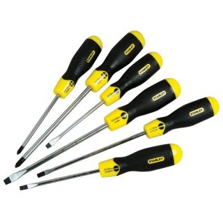 Stanley 6pc Screwdriver Set Cushion Grip