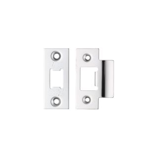 Zoo H/Duty Latch Face Plate & Strike Polished S/Steel