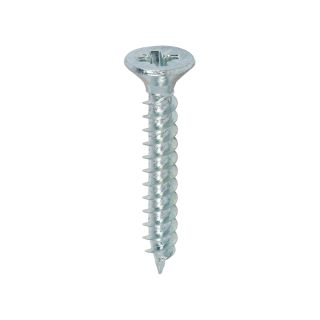 7 X 1 Twin-Thread Screws       C/Sunk Z/Plated Box 200