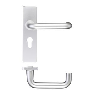Zoo 19mm Round Bar Lever on Euro Profile Backplate