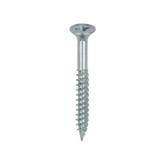 8 X 1 1/2 Twin-Thread Screws   C/Sunk Z/Plated Box 200