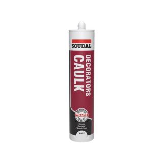 Soudal Decorators Caulk White 290ml (121638)