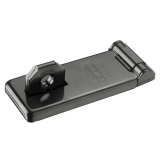 Abus 125/150 Long Black Hasp & Staple ABU125150C