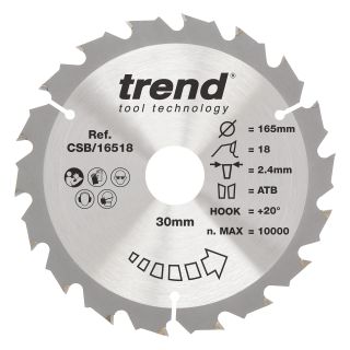 Trend 165mm x 24 teeth x 15.88 Bore CSB/16524TC