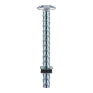 M6 X 70mm Roofing Bolts & Nuts ZP