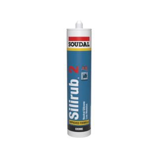 Soudal Silirub 2 Low Modulus Silicone Anthracite 300ml