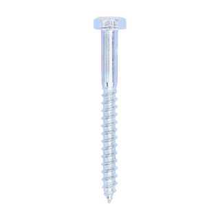 M6 X 60 Hex Head Coach Screws (zinc plated)