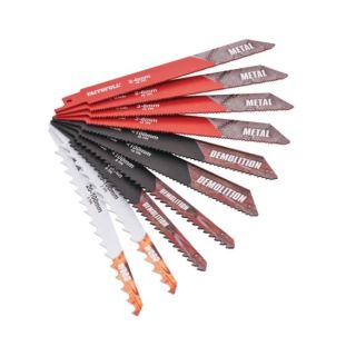 Faithfull 10 Piece Recip Saw Blade Set