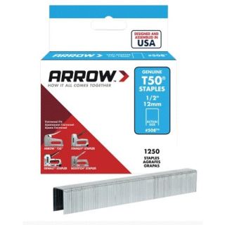 Arrow T50 Staples 12mm (1/2 ) Box of 1000