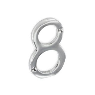 75mm Chrome Numeral no 8 (contract)