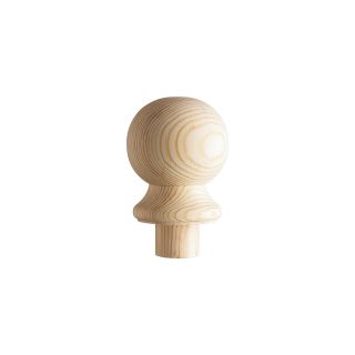 Pine Ball Cap for turned newel CMC2P 102 x 85 x 85mm