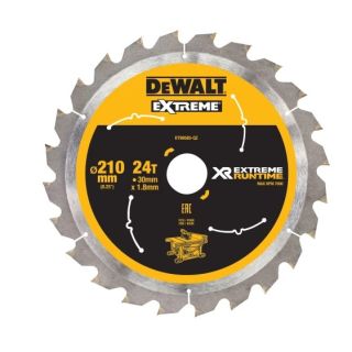 Dewalt 210mm x 24tooth Table Saw Blade (54v) 30mm Bore