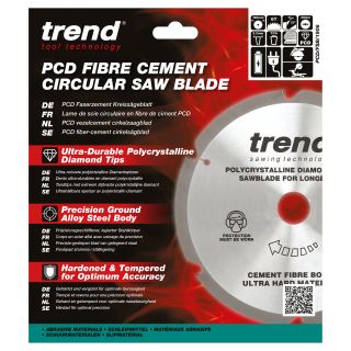 Trend 190mm 6 tooth 30mm Bore Diamond Tipped Sawblade