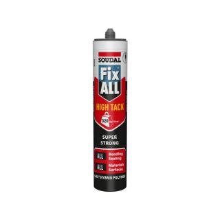 Soudal Fix All High Tack White Sealant & Adhesive 290ml