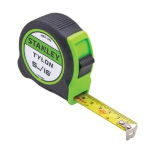 Stanley 5mtr Hi-Vis Tylon Tape